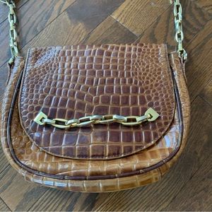 Jones New York Vintage Brown Leather Bag